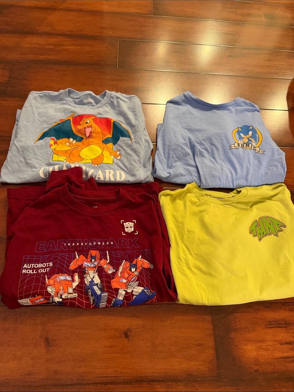 💧Bundles of 4 long sleeve T-Shirts for Big Kids💧